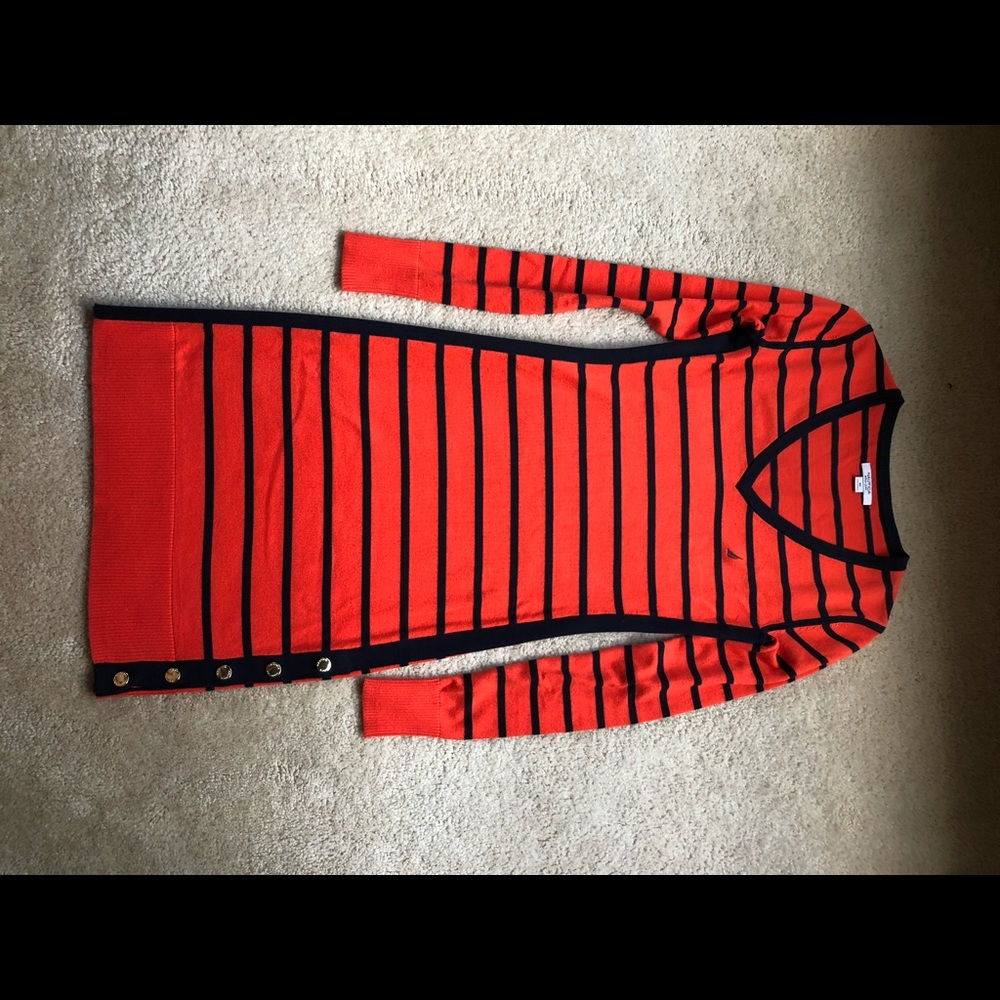 Nautica striped bodycon dreas